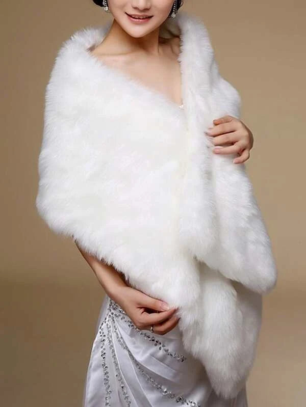 Soft White Wedding Wrap