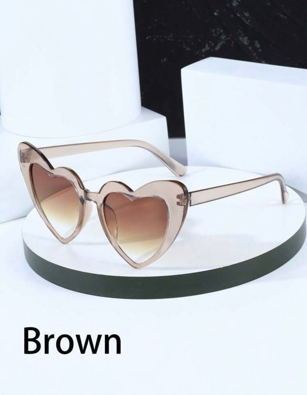 Coloured Heart Shaped Glasses