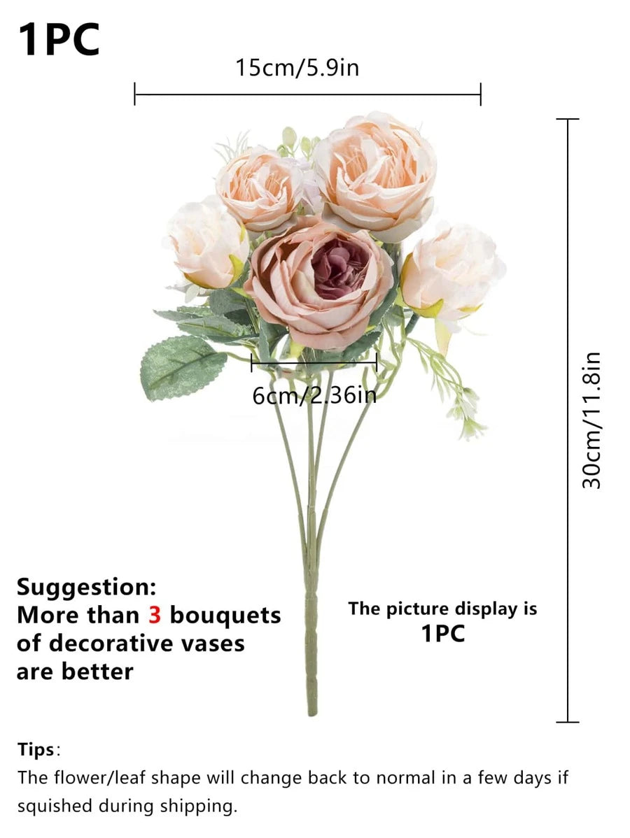 Artificial Rose Bouquet- 1 Bunch