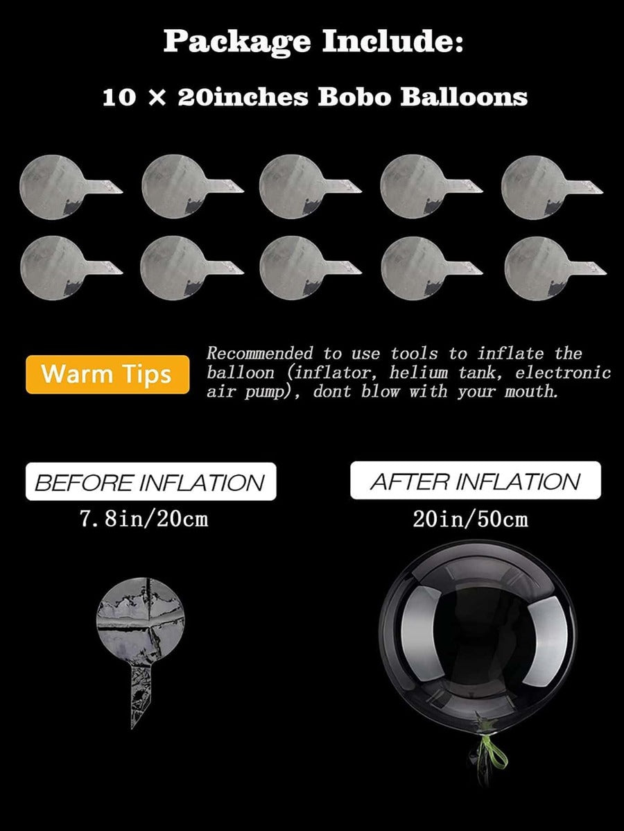 10pc set Latex Balloons