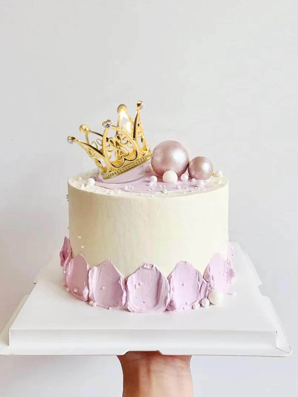 Crown Cake Topper- Gold