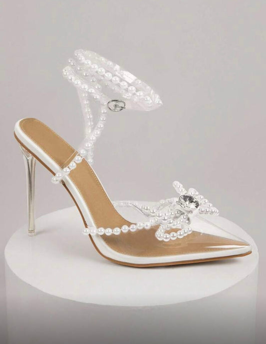 Overloaded Pearl Heels