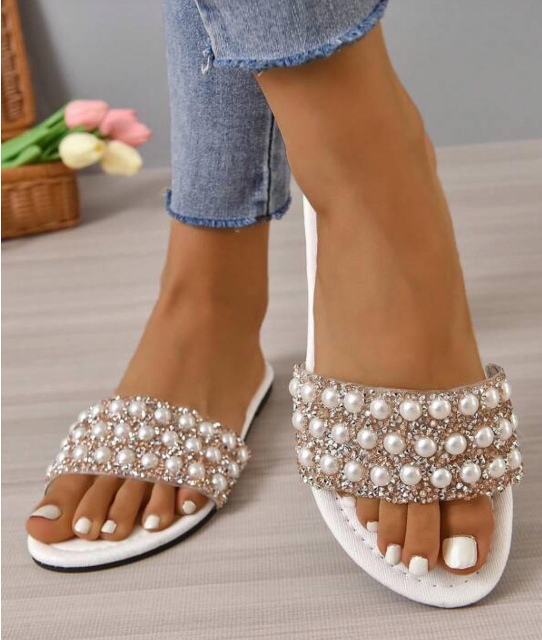 Rhinestone flats online