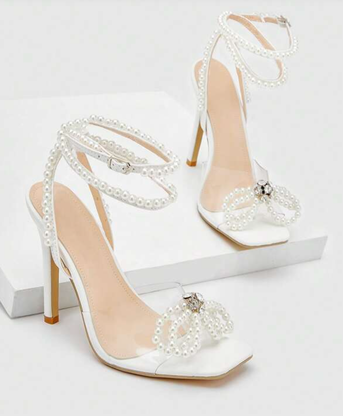 Overloaded Pearl Heels