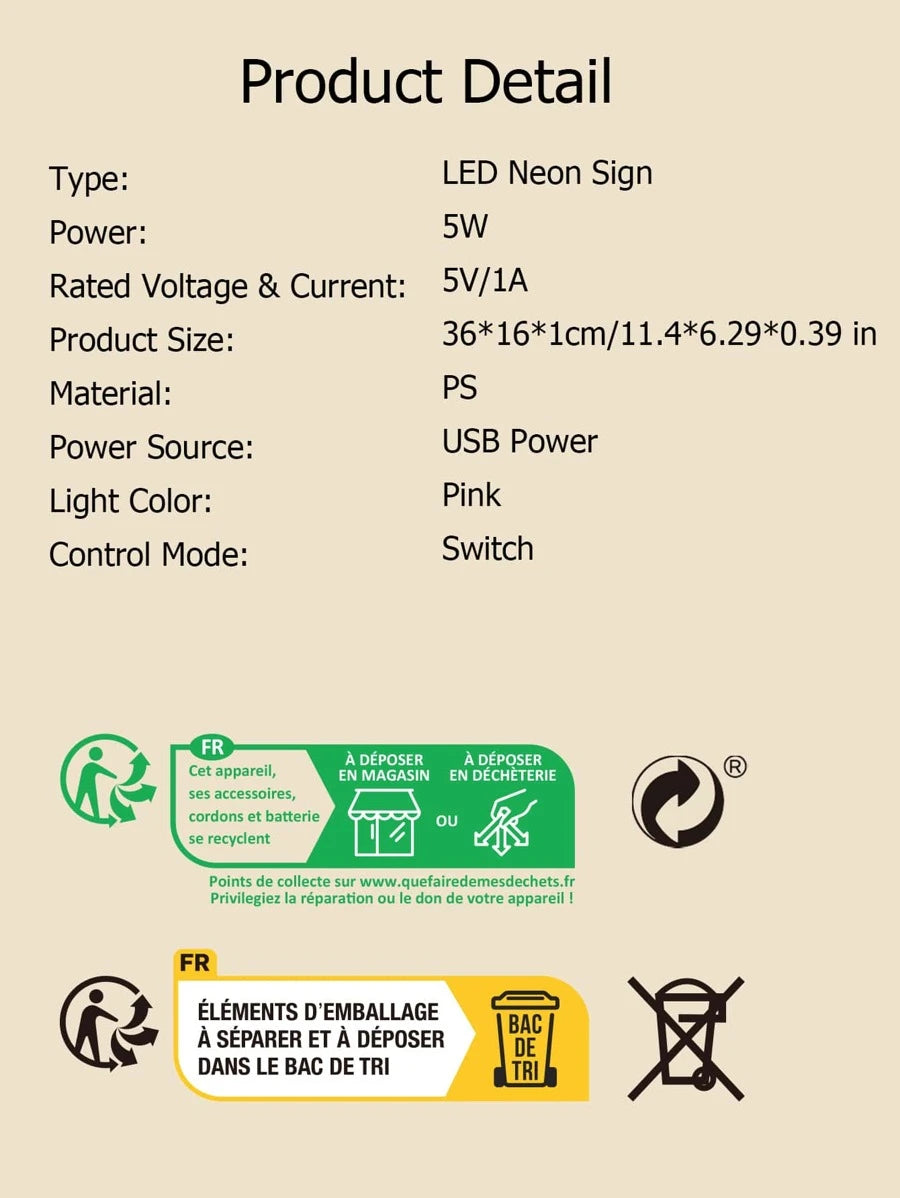 Solar neon sign deals